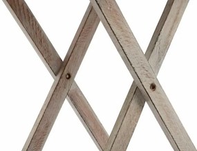 DIVERO Összecsukható asztal vintage 85 cm