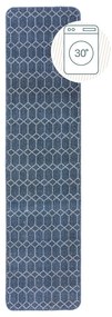 Sötétkék mosható futószőnyeg 57x230 cm Argyll – Flair Rugs