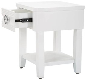 Fehér jegenyefenyő éjjeliszekrény Shine – Mauro Ferretti