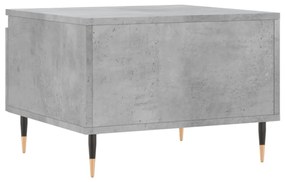 2 db betonszürke szerelt fa dohányzóasztal 50 x 46 x 35 cm