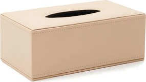 Zsebkendőtartó törlőkendőtartó téglalap alakú krémszínű doboz