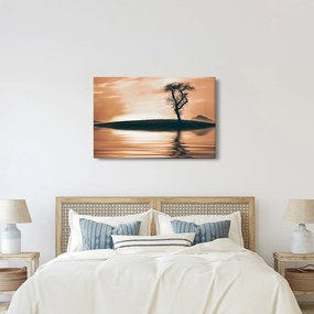 Egy fa képe egy szigeten (90x60 cm)