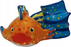 Halak harcos sziámi figura Kézzel festett kis dekorációs figura