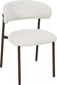 Elton II étkezőszék világosbézs/dió