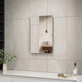 Erga Rectangle, téglalap alakú tükör 40x60 cm, ERG-V01-RECTAGLE-4060-CL