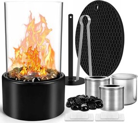 Szabadon Álló Asztali Biokandalló Otthonra Kerti Teraszra Bio Öko Kandalló