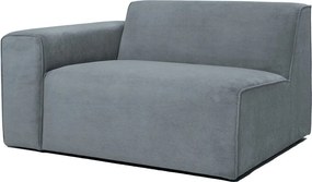 Szürke kordbársony kanapé modul (bal oldali) Sting – Scandic
