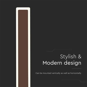 LED Kültéri fali lámpa LED/17W/230V 3000K IP65 barna