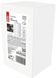 LED dekoráció projektor – hópelyhek, 3x AAA beltéri, hideg fehér