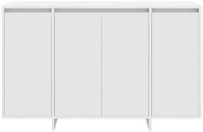 Fehér Oldalszekrény Fehér Mérnöki Fa 120 x 41 x 75 cm