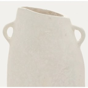Krémszínű kézzel készített váza (magasság 27 cm) Neti – Kave Home