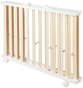 Fehér-natúr színű járóka 100x75 cm – Roba