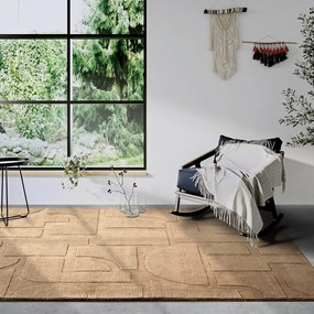 Bézs kézi szövésű gyapjú szőnyeg 160x230 cm Alexis – Villeroy&amp;Boch