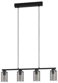 Eglo 99707 - Csillár zsinóron ZOCABON 4xE27/40W/230V