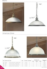 Függeszték Bronz BISTRO SEARCHLIGHT 1591AB