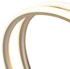 Design mennyezeti lámpa acélból, LED-del, 3 fokozatban dimmelhető - Rowan