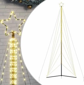 vidaXL meleg fehér LED karácsonyfa 861 LED 478 cm