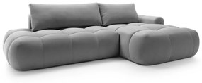 Sarokkanapé Ombre (J) (szürke + fekete) . 1100450