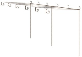 antik barna vas kerti pergola 6 x 3 x 2,5 m