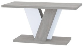 Dohányzóasztal Venag (világosszürke + fehér). 1055265