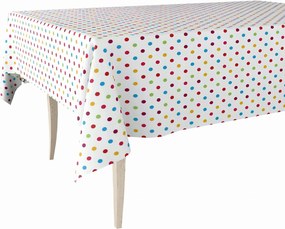 Cerata Vastag Abrosz Fehér Cerata Színes Apró Pöttyökkel 100x140