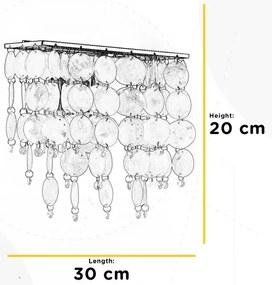 ONLI - Fali lámpa MAKANI 2xE14/6W/230V