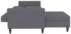 Szürke sarokkanapé Hartford – Støraa