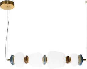 Italux Evans PND-94981-4A-GD Függőlámpa 1x22W/LED 3000K 2660lm IP20