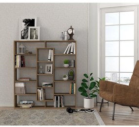 könyvespolc Ample - Walnut
