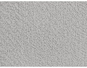 Világosszürke kárpitozott ágyneműtartós-ágytámla nélkül franciaágy ágyráccsal 180x200 cm Inera – Bobochic Paris