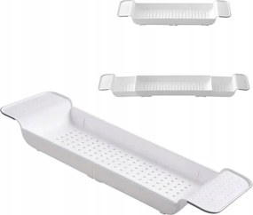 Fürdőszobai kádtartó polc műanyag 55-78cm