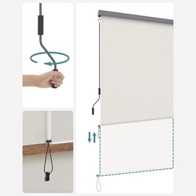 Függőleges napellenző 1,4 x 2,5 m (sz x m), bézs