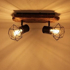 Globo 54017W-2 - PRISKA 2xE27/60W/230V spotlámpa