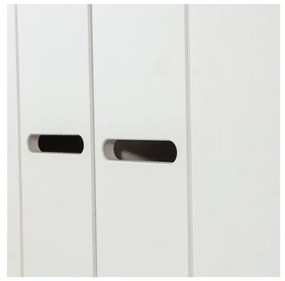 Fehér borovi fenyő ruhásszekrény 77x175 cm Connect – WOOOD