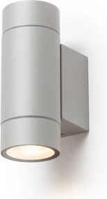 RENDL MIZZI NEW II fali lámpa ezüstszürke 230V LED GU10 2x8W IP65