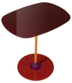 Odkládací stolek THIERRY, více variant - Kartell Szín: vínová, Výška: 50 cm