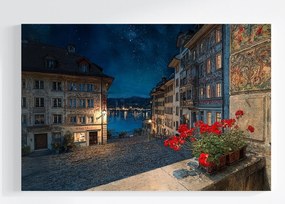 Canvas Vászonkép Tájkép Svájc Luzern Város Óváros 60x40