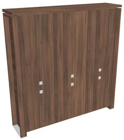 Verno+ magas szekrény 200 x 46 x 210 cm, dió