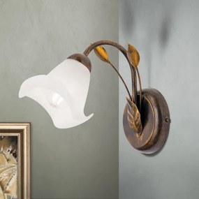 Orion WA 2-1372/1 - Fali lámpa SISI 1xE14/40W/230V bronz/patinás