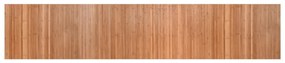 négyszögletű természetes bambusz szőnyeg 60 x 300 cm