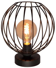 Asztali lámpa MERCURE 1xE27/15W/230V fekete