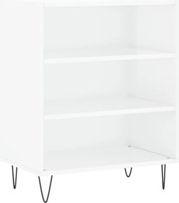 vidaXL magasfényű fehér szerelt fa tálalószekrény 57 x 35 x 70 cm