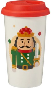 Kameninový pohár s víčkem Louskáček 400 ml