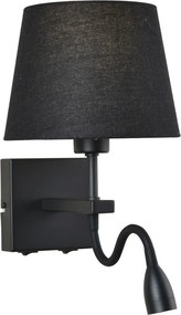 Fali Lámpa Fekete Norte ITALUX-WL-1122-2-BL-BM-RO-BL