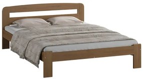 SARA ágy 120x200cm tömör fenyőből Tölgy