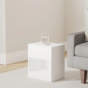 Éjjeliszekrény, 2 darabos szett, fiókkal 28 x 39 x 41 cm fehér