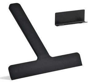 Fekete vízlehúzó tartóval 22 cm Ume – Zone