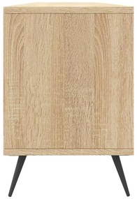 sonoma tölgy színű szerelt fa fali TV-szekrény 150x30x44,5 cm