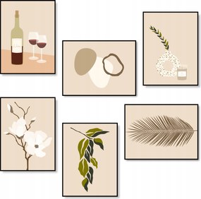 Minimalista Poszterek A3 Készlet 6 db Képek A Nappaliba Poszter Sok minta