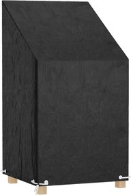 vidaXL polietilén kerti szék huzat 8 fűzőlyukkal 65 x 65 x 80/120 cm